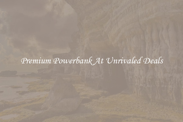 Premium Powerbank At Unrivaled Deals