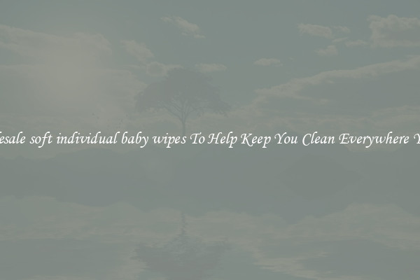 Wholesale soft individual baby wipes To Help Keep You Clean Everywhere You Go