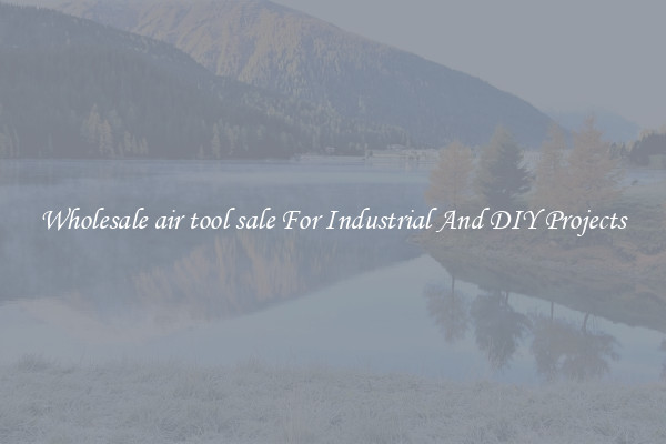 Wholesale air tool sale For Industrial And DIY Projects