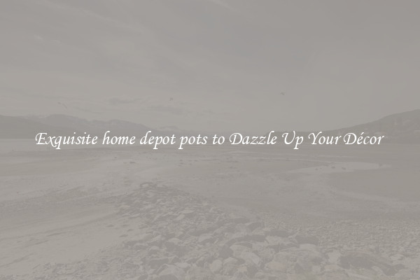 Exquisite home depot pots to Dazzle Up Your Décor 