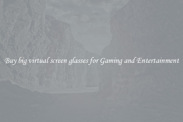 Buy big virtual screen glasses for Gaming and Entertainment
