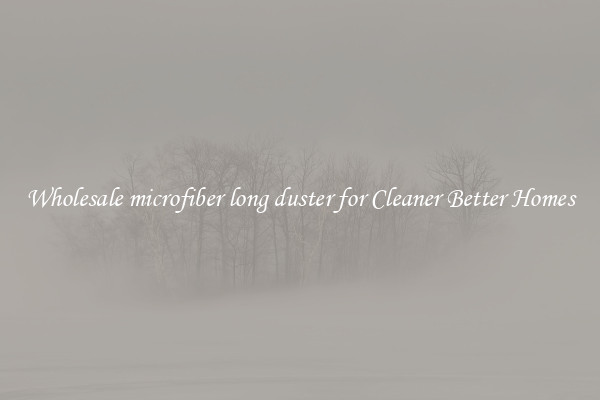Wholesale microfiber long duster for Cleaner Better Homes