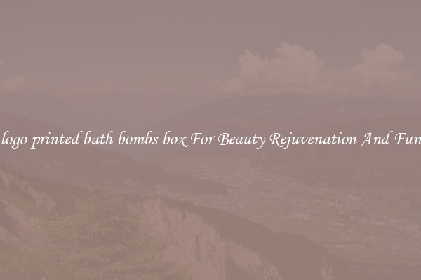 logo printed bath bombs box For Beauty Rejuvenation And Fun
